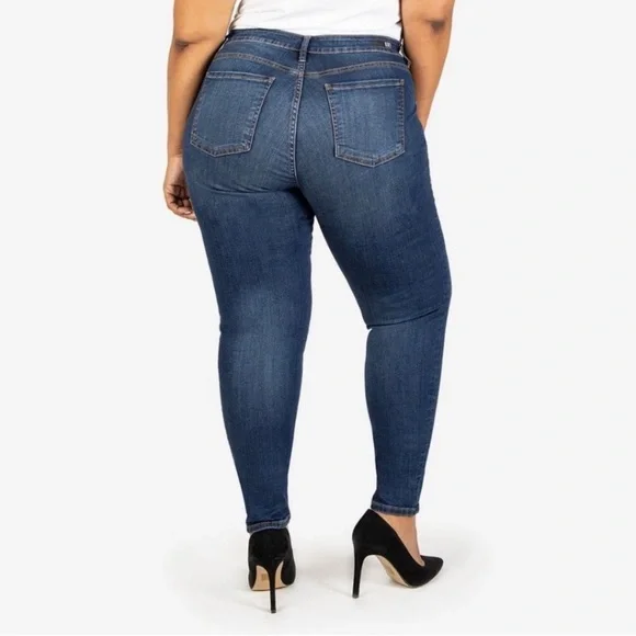 Kut from the Kloth Women's Skinny Jeans - Dark Blue - Picture 2 of 9